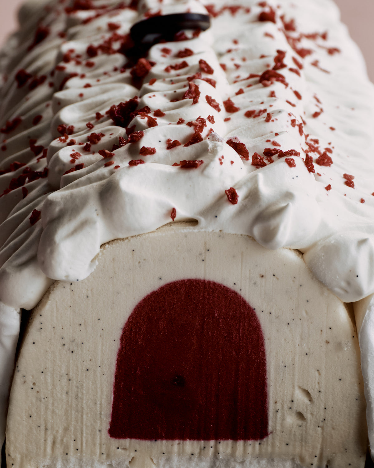 Vacherin vanille framboise